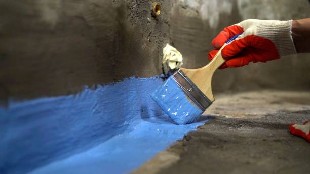 Commercial Waterproofing project at a Genesee Depot, WI business property by SJ Waterproofing Pros